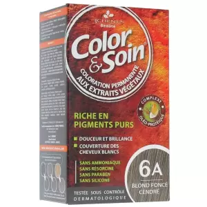 3 CHENES COLOR & SOIN COLORATION BLOND FONCE CENDRE 6A pharmashop