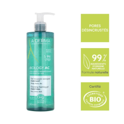 A-DERMA BIOLOGY AC GEL MOUSSANT NETTOYANT PURIFIANT 400ML