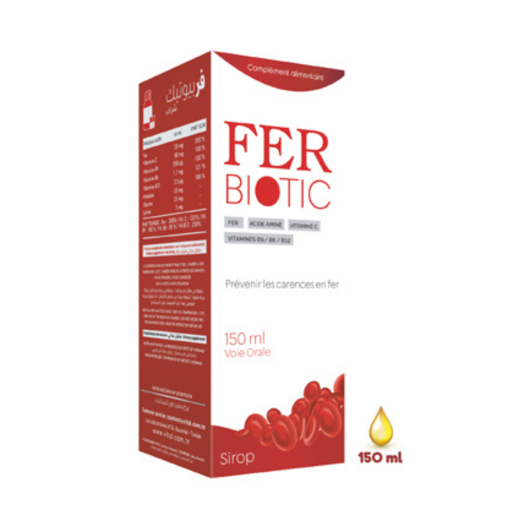 VITAL FERBIOTIC SIROP 150ML | Tunisie