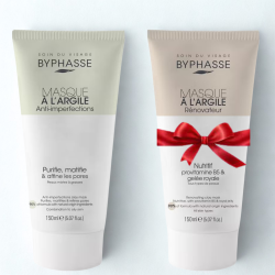 BYPHASSE MASQUE A L'ARGILE ANTI-IMPERFECTIONS 150ML+MASQUE A L’ARGILE RENOVATEUR OFFERT) pharmashop