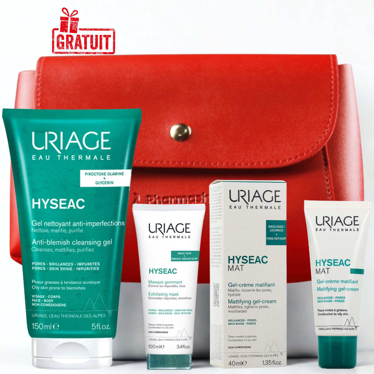 ROUTINE HYSEAC MON TRIO HYGIENE & SOIN PEAUX GRASSES A IMPERFECTIONS