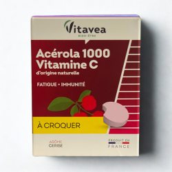 VITAVEA ACEROLA 1000 VITAMINE C 28 COMPRIMES A CROQUER pharmashop