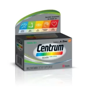 CENTRUM SILVER ADULTS 50+ MULTIVITAMIN 30 TABLETS  pharmashop