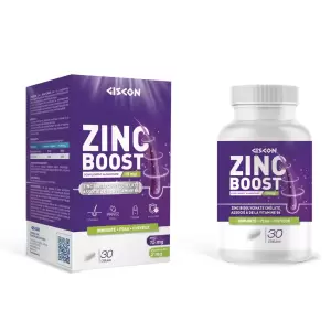 ZINC BOOST ZINC BISGLYCINATE 30 GELULES PHARMASHOP
