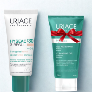 URIAGE HYSEAC 3 REGUL SOIN GLOBAL TEINTE SPF30 40ML+HYSEAC GEL NETTOYANT 50ML (OFFERT) pharmashop