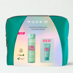NUXE TROUSSE POWER LOTION PURIFIANTE ANTI BOUTONS 200ML+GELEE NETTOYANTE PURIFIANTE 30ML (OFFERT) pharmashop
