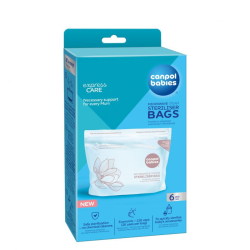 CANPOL BABIES SACS DE STERILISATION AU MICRO-ONDES 6 PIECES PHARMASHOP