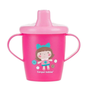 CANPOL BABIES GOBELET ANTI FUITE ROSE 9M+ 250ml pharmashop