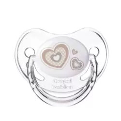 CANPOL BABIES TRUE CLASSIC SUCETTE ORTHODONTIQUE EN SILICONE  0-6MOIS REF 22/565
