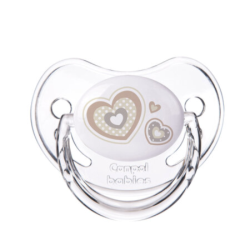 CANPOL BABIES TRUE CLASSIC SUCETTE ORTHODONTIQUE EN SILICONE 0-6MOIS REF 22/565
