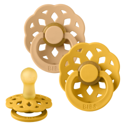 BIBS 02 SUCETTES BOHEME PACIFIER DESERT SAND HONEY BEE SIZE 2 pharmashop