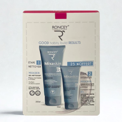 RONCEY COFFRET OCTOBRE ROSE MIXASKIN GEL 200ML+CREME HYDRATANTE 50ML (-25%)