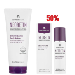 NEORETIN SENSITIVE AREAS BODY LOTION 100ML+ULTRA EMULSION DEPIGMENTANTE 30ML (50%) PHARMASHOP