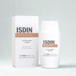 ISDIN PHOTOPROTECTION ECRAN SOLAIRE ACTIVE UNIFY FUSION FLUIDE TEINTEE SPF50+ 50ML PHARMASHOP