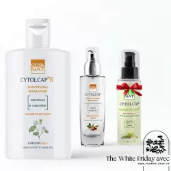 CYTOLNAT CYTOLCAP R SHAMPOOING REPARATEUR CHEVEUX SECS 200ML+SERUM CAPILLAIRE 50ML+HUILE REVITALISANTE 50ML (OFFERT) pharmashop