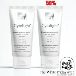 CYTOLNAT CYTOLIGHT ECRAN MINERAL TEINTEE ANTI TACHES SPF50+ 50ML LE 2 EME (-50%) PHARMASHOP