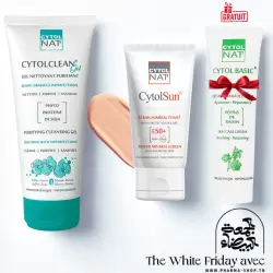 CYTOL CLEAN GEL NETTOYANT PURIFIANT 175ML+ECRAN SPF50+...