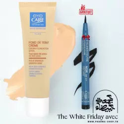 EYE CARE FOND DE TEINT CREME SPF25 BEIGE CLAIRE 26G+EYELINER FEUTRE NOIR 0.8ML (OFFERT)
