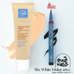 EYE CARE FOND DE TEINT CREME SPF25 BEIGE 26G+EYELINER FEUTRE NOIR 0.8ML (OFFERT)