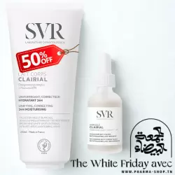 SVR CLAIRIAL AMPOULE CONCENTRE ANTI TACHES 30ML+CLAIRIAL LAIT DE CORPS 200ML (-50%)
              data-full-size-image-url=