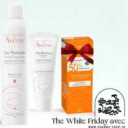 AVENE EAU THERMALE SPRAY 300ML+HYDRANCE RICHE CREME HYDRATANTE 40ML+CREME SOLAIRE SPF50+ 50ML (OFFERT) PHARMASHOP