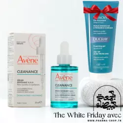 AVENE CLEANANCE SERUM EXFOLIANT AHA 30ML+ DUCRAY KERACNYL GEL MOUSSANT VISAGE ET CORPS 100ML (OFFERT) PHARMASHOP