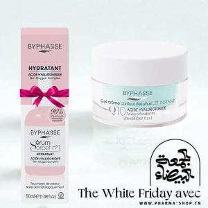 BYPHASSE GEL CREME LIFT INSTANT Q10 CONTOUR DES YEUX 20ML+ SERUM SORBET HYDRATANT 50ML (OFFERT) PHARMASHOP