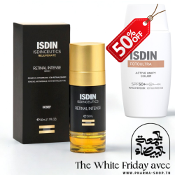 ISDIN ISDINCEUTICS RETINAL INTENSE SERUM 50ML+ ECRAN SOLAIRE ACTIVE UNIFY FUSION FLUIDE TEINTEE SPF50+ 50ML (-50%) PHARMASHOP