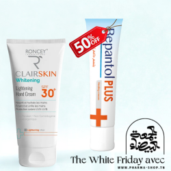 RONCEY CLAIRSKIN CREME A MAINS SPF30+ 100ML+BEPANTOL PLUS CREME CICATRISANTE 30GR (-50%)
              data-full-size-image-url=