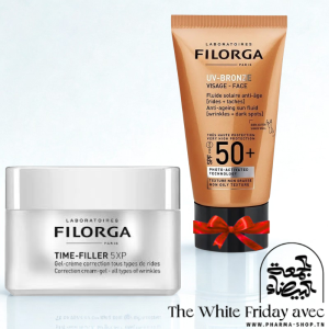 FILORGA TIME FILLER 5XP GEL CREME CORRECTION TOUS TYPES DE RIDES PMG 50ML+UV BRONZE VISAGE SPF50+ 40ML (OFFERT)