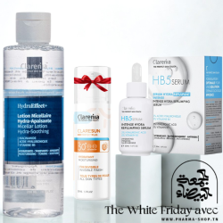 CLARENIA HB5 SERUM HYDRA REPULPANT 30ML+LOTION MICELLAIRE HYDRA APAISANTE 200ML+ECRAN HYDRATANT INVISIBLE SPF50+ 50ML (OFFERT)