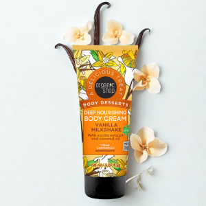 ORGANIC SHOP BODY DESSERTS CREME CORPORELLE MILKSHAKE A LA VANILLE 150ML pharmashop