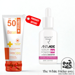 RONCEY HA SERUM HYDRASKIN ANTI AGE ANTI RIDES 30ML+BIOSUN ECRAN 50ML AU CHOIX (OFFERT)
