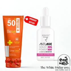 RONCEY HA SERUM HYDRASKIN ANTI AGE ANTI RIDES 30ML+BIOSUN ECRAN 50ML AU CHOIX (OFFERT)