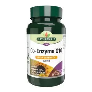 NATURES AID CO ENZYME Q10 100MG 30 GELULES pharmashop