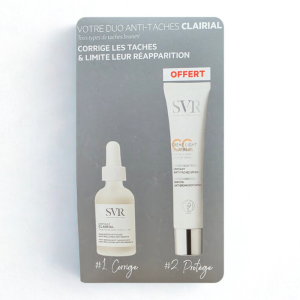SVR COFFRET CLAIRIAL AMPOULE CONCENTRE ANTI TACHES 30ML+CLAIRIAL CC CREME LIGHT SPF50 40ML (OFFERT) PHARMASHOP