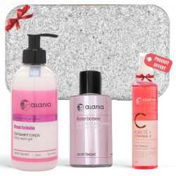 ALANIA COFFRET ROSE BOISEE GEL LAVANT CORPS 350ML+EAU PARFUMEE 100 ML+EAU TONIQUE 150ML (OFFERT)+TROUSSE (OFFERT)
              data-full-size-image-url=