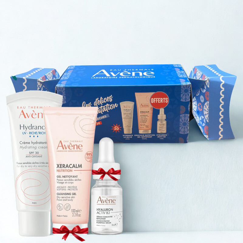 AVENE COFFRET DELICE HYDRATION HYDRANCE RICHE UV 50ML+GEL XERACALM ... - Avène