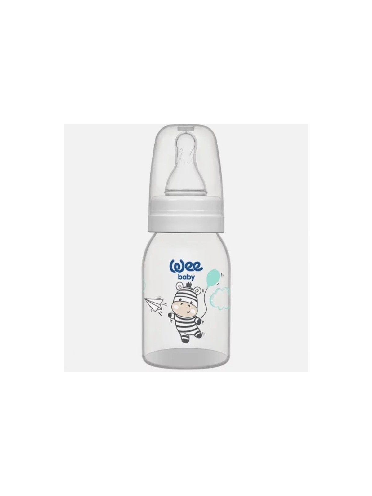 WEE BABY NATURAL BIBERON EN PLASTIQUE 0-6M 125ML 851 PHARMASHOP
