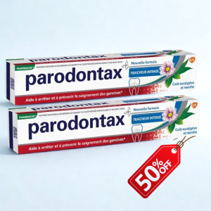 PARODONTAX DENTIFRICE FLUOR FRAICHEUR INTENSE 75ML (-50% SUR LE 2 EME ) PHARMASHOP