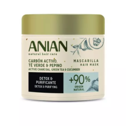 ANIAN MASQUE CHARBON ACTIF THE VERT CONCOMBRE 350ML PHARMASHOP