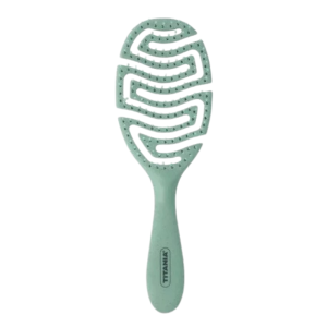 TITANIA BROSSE FLEX EN PLASTIQUE RECYCLE COLLECTION VERT DOUX REF 2886 PHARMASHOP