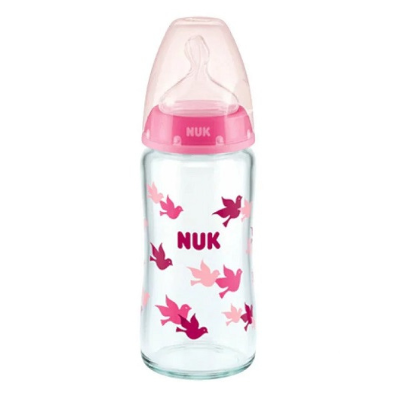 NUK BIBERON EN VERRE FIRST CHOICE 0-6 MOIS 240ML