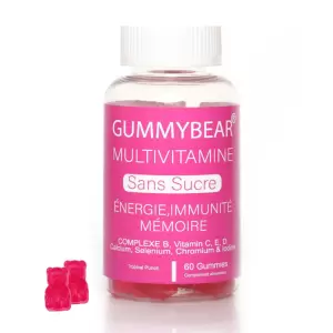 GUMMYBEAR MULTIVITAMINE SANS SUCRE 60 GUMMIES PHARMASHOP