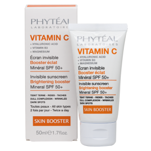PHYTEAL VITAMINE C ECRAN INVISIBLE SPF 50+ 100% MINERAL 50 ML PHARMASHOP