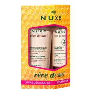 NUXE REVE DE MIEL DUO STICK LEVRES ET CREME MAINS pharmashop