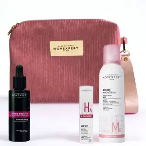 NOVEXPERT TROUSSE SERUM BOOSTER A L'ACIDE HYALURONIQUE 30ML+BRUME MAGNESIUM 150ML+SOIN LEVRES REPULPANT 8ML PHARMASHOP