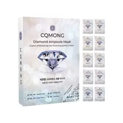 CQMONG LOT DE 10 MASQUES EN TISSU DIAMOND  AMPOULE