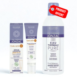 JONZAC HYALU ACTIV C SERUM CONCENTRE RIDES ECLAT 30ML+PURE EAU THERMALE 300ML (OFFERT)