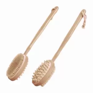 AZAL BROSSE DE DOUCHE EN BOIS DOUBLE FACE PHARMASHOP